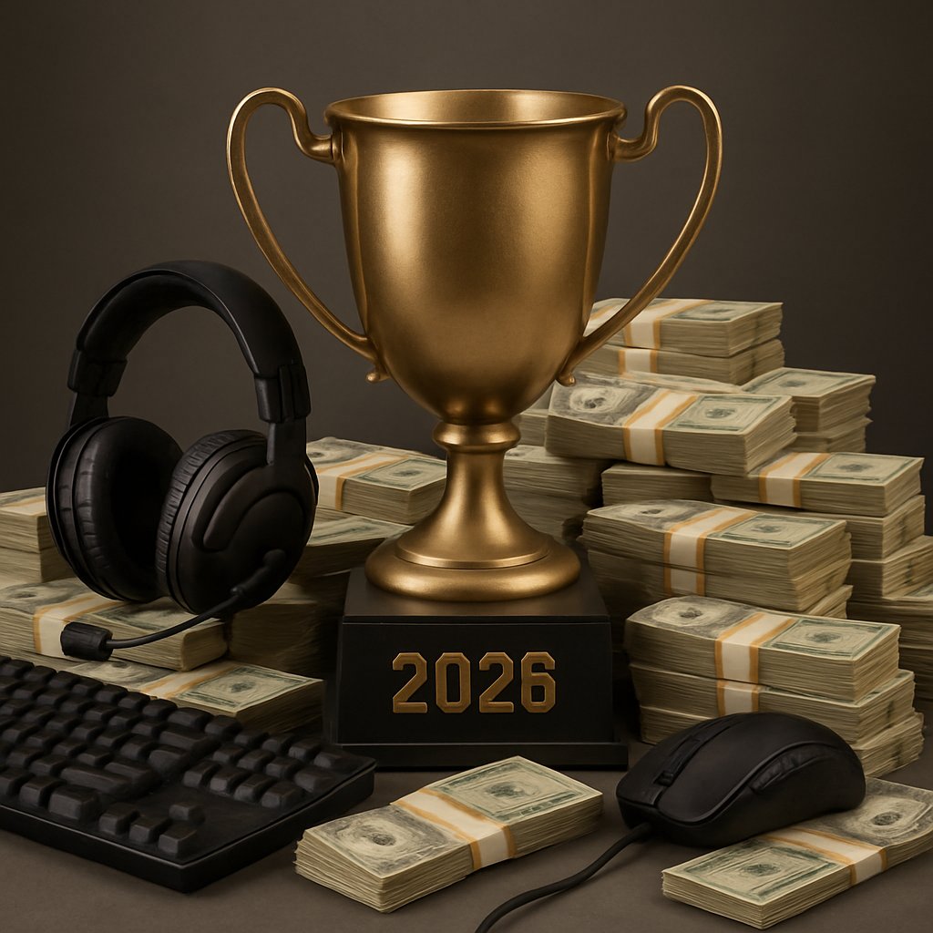 Ilustrasi Hadiah Turnamen Esports 2026 Terbesar di Zeusbola