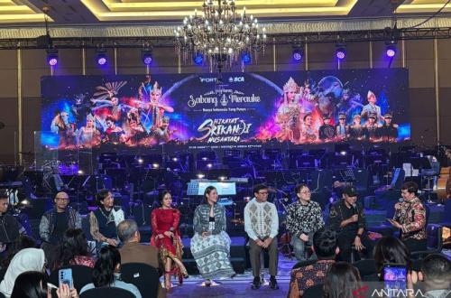 Raisa membawakan lagu Cahaya Hati di Hikayat Srikandi