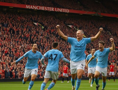 Ilustrasi Manchester City Taklukkan Old Trafford, zeusbola Heboh