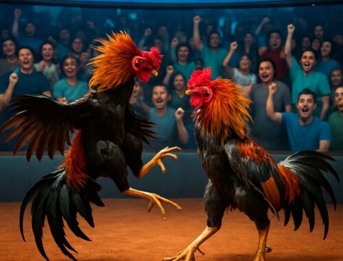 Ilustrasi Adu Keberuntungan di Sabung Ayam Online MBO128